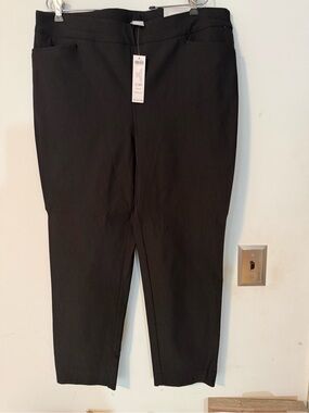 Chico’s So Slimming 360 Brigitte Slim Ankle Pants Black 2.5R (14R) NWT